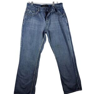 Baileys Pt Mens 34x31 Original Bootcut Jeans Medium Wash‎ Blue Denim